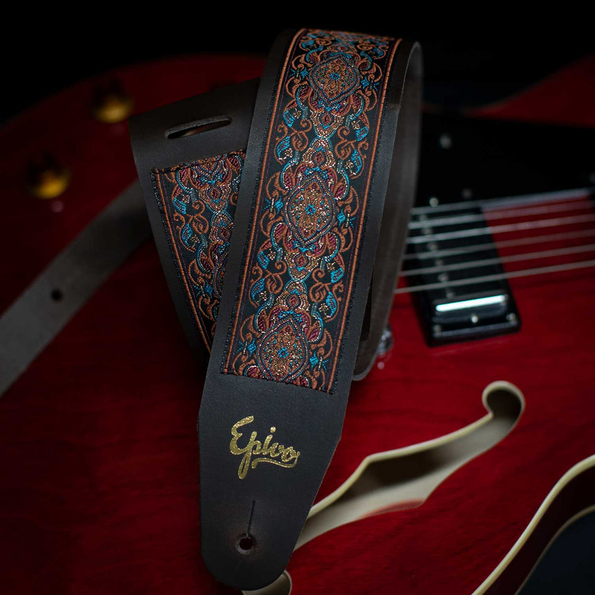 Epivo Antique Leather Guitar Strap