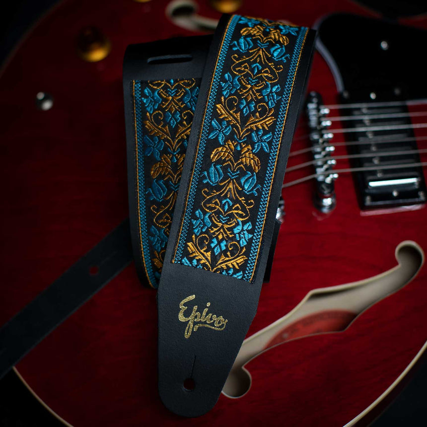 Epivo Baroque Leather Guitar Strap