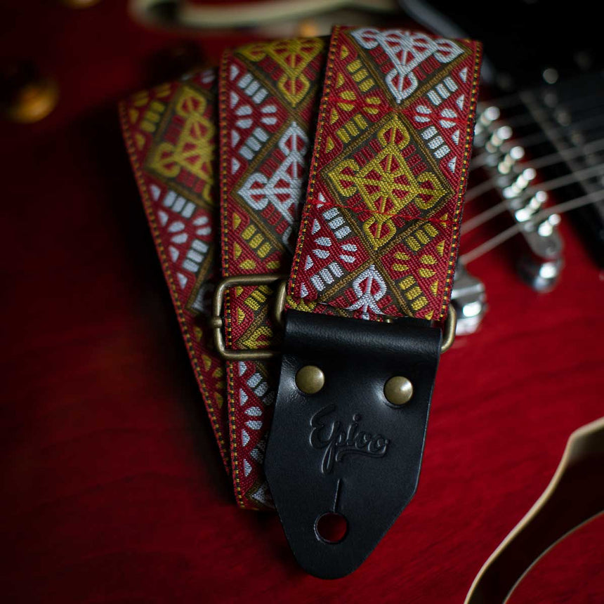 Epivo Red Cross Guitar Strap