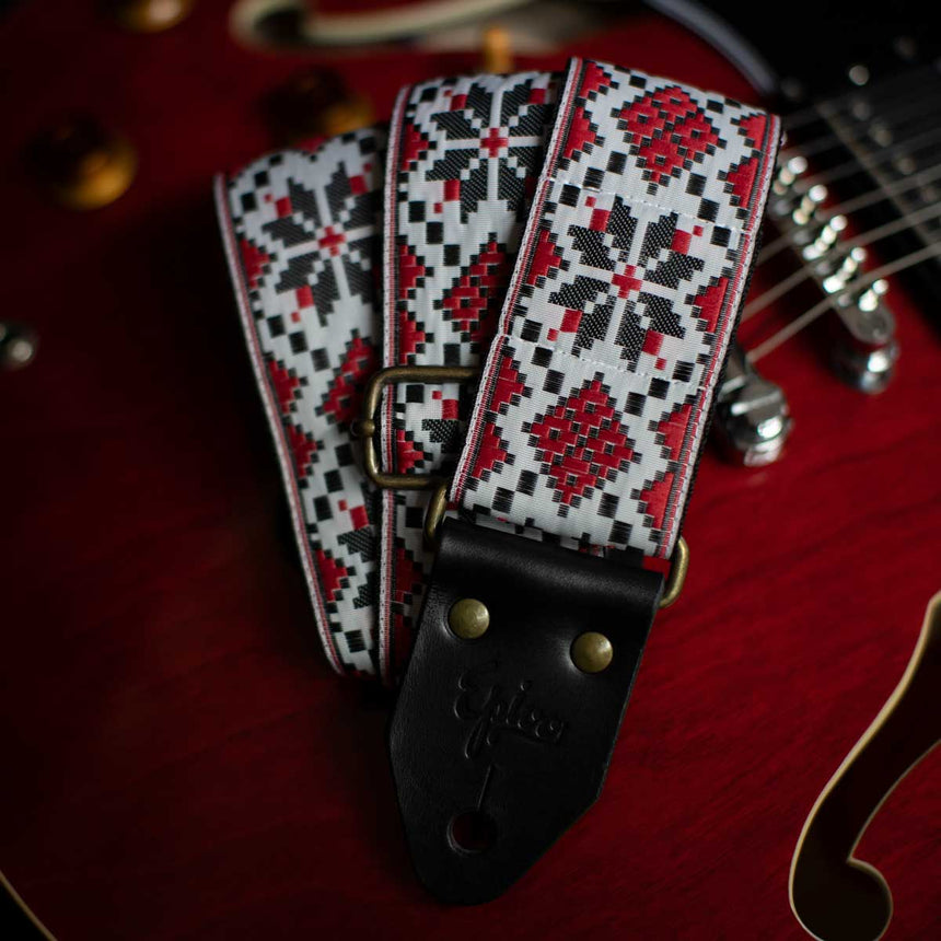 Epivo Square Flower Guitar Strap