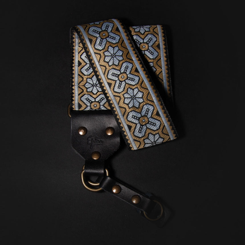 Epivo Golden Flowers Retro Camera Strap