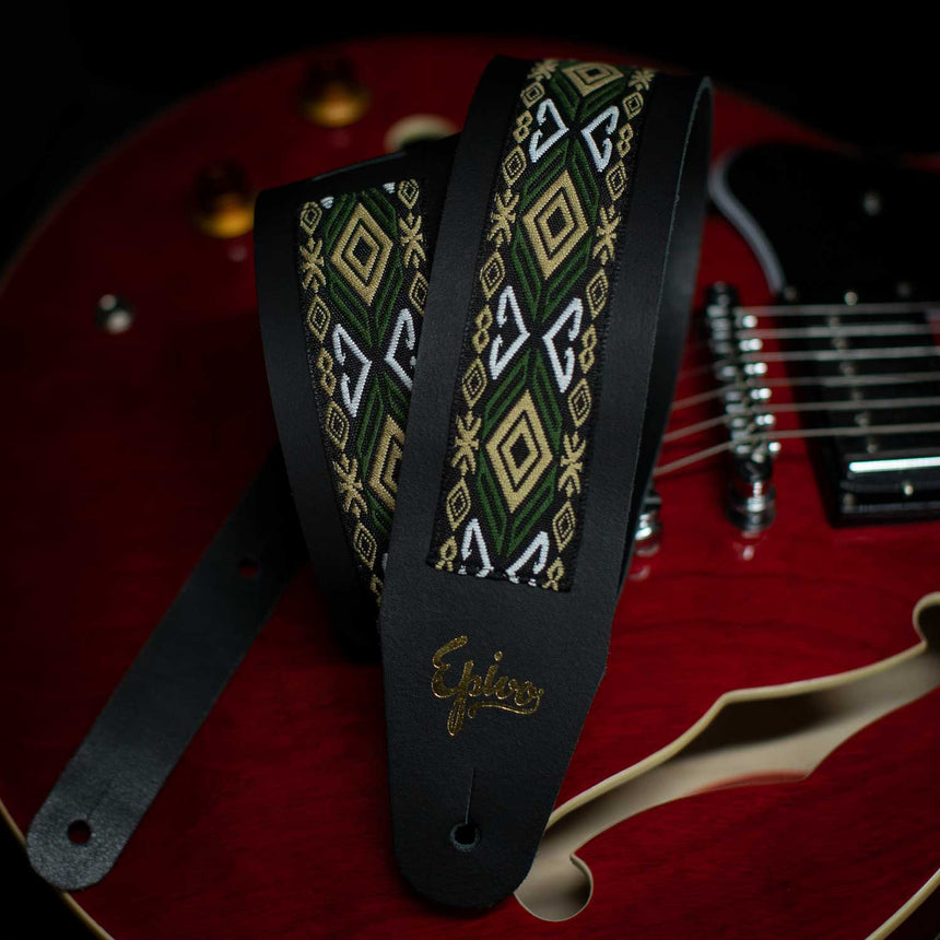 Epivo Forest Leather Guitar Strap